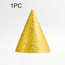 Personalized Photo Party Hat, Customized Glitter Birthday Party Hat, Customized Photo Paper Party Hat, Unisex, Decorative, Suitable For Weddings, Anniversaries, Baby Showers, Group Celebrations, Birthday Party Decor, Birthday Gifts, Photo Props - Multicolor - View 16