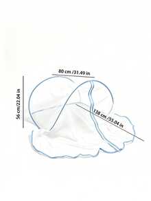 Portable Bedside Mosquito Net Tent, Detachable No-Installation Insect Net Cover With Zipper, Washable Lightweight Travel Mosquito Net, Suitable For Summer Travel, Outdoor Camping, Home, Hotel, Camping, Single Size Travel Essential - Single Size - View 8