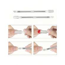 1/8 Pieces Professional Cuticle Cutter And Propeller Manicure Tool Set With Dual Springs - Perfect Nail Care Tool For Home/Spa/Salon Manicure And Pedicure Beauty (Silver) - Silver - View 6