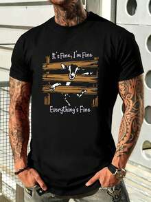Men T-Shirts - Black - View 2