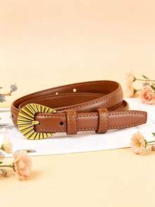 1/2pcs Ladies' Fashionable Slim Fit Decorative Belt, Innovative And Unique Design, Casual And Fashionable Style, Full Belt For Jeans And Short Skirts - Multicolor - View 10