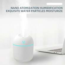 250ml Mini USB Air Humidifier, Essential Oil Diffuser For Home And Car, Silent Ultrasonic Diffuser With Colorful LED Lamp. - Style 1 - View 6