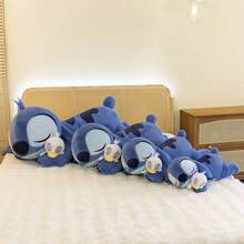 50/70cm Stitch Plush Doll Stitch Lilo Doll Cute Duck Plush Stuffed Decoration Toy Kawaii Children's Birthday Gift - Blue - View 4