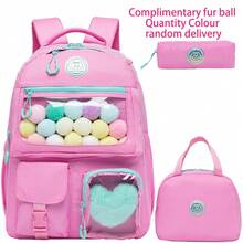 Ransel Laptop Kapasitas Besar dengan Tas Selempang, Set Ransel 3-in-1, Perlengkapan Sekolah Penting untuk Anak Perempuan - Tas sekolah anak-anak - View 8