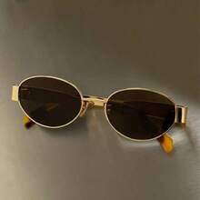 1/2 chiếc kính thời trang hình chữ nhật phong cách retro đa năng tinh tế chụp ảnh đường phố hàng ngày cho nữ, kính râm cho quý cô - Nhiều màu - Xem 6
