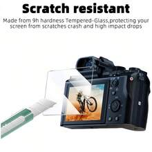 4pcs Screen Protector For A7M5/A7V/A7M4 Cameras, 9H Hardness Tempered Glass, Silky Touch, High Definition Transparent, Easy Installation, Anti-Fingerprint Anti-Oil Stain, Suitable For Camera Screen Protection, 9H Tempered Glass Protection Set, Packed In Reusable Storage Box, Anti-Scratch, Bubble-Free, Easy Installation. - View 5