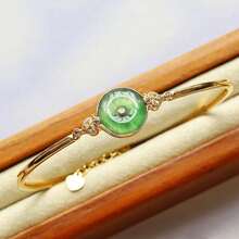 Hot-Selling S925 Silver Inlaid Chalcedony Ice Flower Safety Buckle Women's Bracelet Bracelet Temperament Versatile - 手鐲 - 查看 3