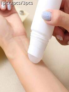 5件/3件/2件/1件－50ml/30ml可重複填充滾珠瓶，可重複使用、防漏、輕巧便攜。適用於精油、香水油、DIY除臭劑和液體調配。適合旅行、度假、健身包、辦公室使用及居家收納 - 白色 - 查看 12
