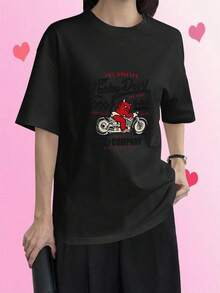 Women T-Shirts - Black - View 1