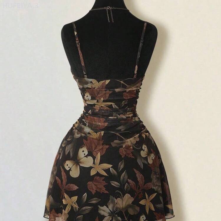 Yunuo Menswear Vestido corto de verano para mujer, de color blanco, sexy, para vacaciones, salidas, fiestas, elegante, de unicolor, con pliegues, con tirantes finos y con estilo - Rosa - Añade 3