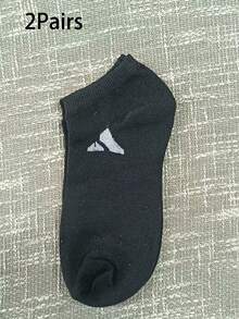 1-30 Pairs Black & White Unisex Thin Invisible Low Vamp Boat Socks, Moisture-Wicking Contrast Color Sports Casual Short Socks, Odor-Resistant Mid-Calf Socks For Spring/Summer, Suitable For Commuting, Students - Black and White - View 22