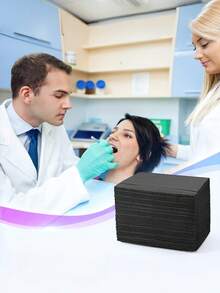 125 miếng tấm lót bàn làm móng dùng một lần, thiết kế 3 lớp, chất liệu mềm, chống rách, dùng cho thợ làm móng và chuyên gia salon làm tạp dề, tấm lót chống đâm thủng cho xăm hình - Nhiều màu - Xem 6