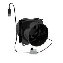 Small And Simple USB Exhaust Fan, Installation-Free Kitchen Ventilation Extractor, Adjustable Speed Ducts For Home Use, Exhaust Fans - With 1m Tube - View 6