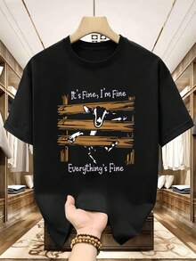 Men T-Shirts - Black - View 1