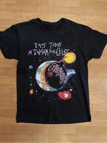 Extreme Rock Concert T Shirt| Cute Anime Round Neck,Suitable For All Seasons,Outdoor Leisure,Unisex,Classic Style,Soft And Comfortable,Suitable For Leisure Sports,Collector's Item T Shirt. - Black - View 1