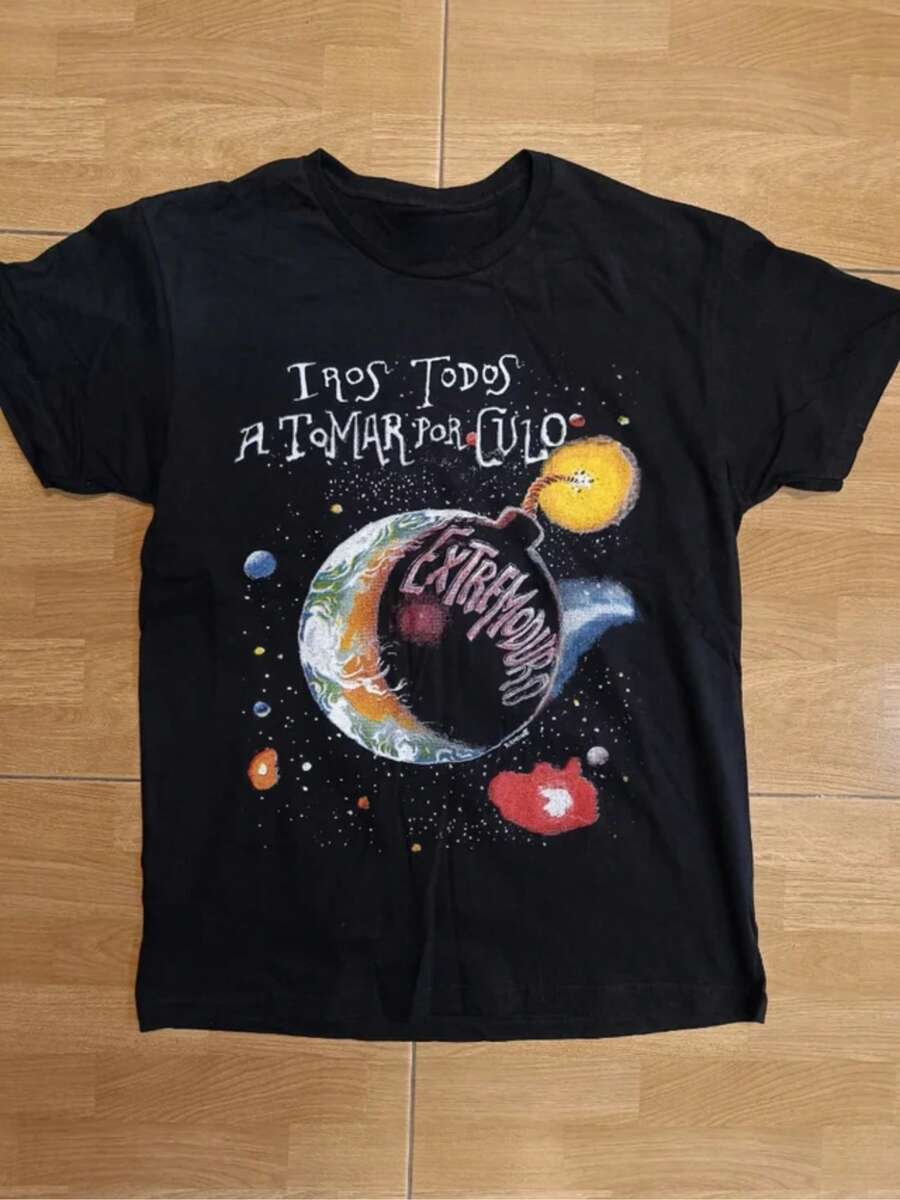 Extreme Rock Concert T Shirt| Cute Anime Round Neck,Suitable For All Seasons,Outdoor Leisure,Unisex,Classic Style,Soft And Comfortable,Suitable For Leisure Sports,Collector's Item T Shirt. - Black - View 1