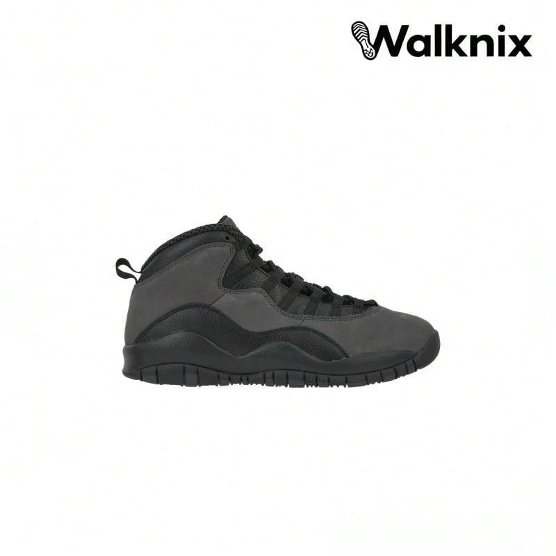 Air Jordan 10 Retro 'Shadow' 2025 Grey Charred-Grey True-Red Black Sneakers Men HJ6779-001 - 彩色 - 查看 1