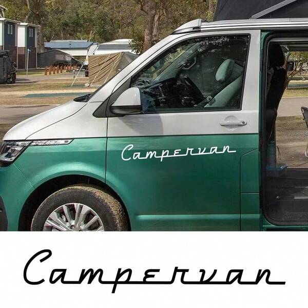 Miếng dán xe ô tô sáng tạo trang trí xe cắm trại, phụ kiện độ xe cho xe cắm trại, xe RV, xe caravan, tấm vách hàng, xe nhà di động, xe MPV