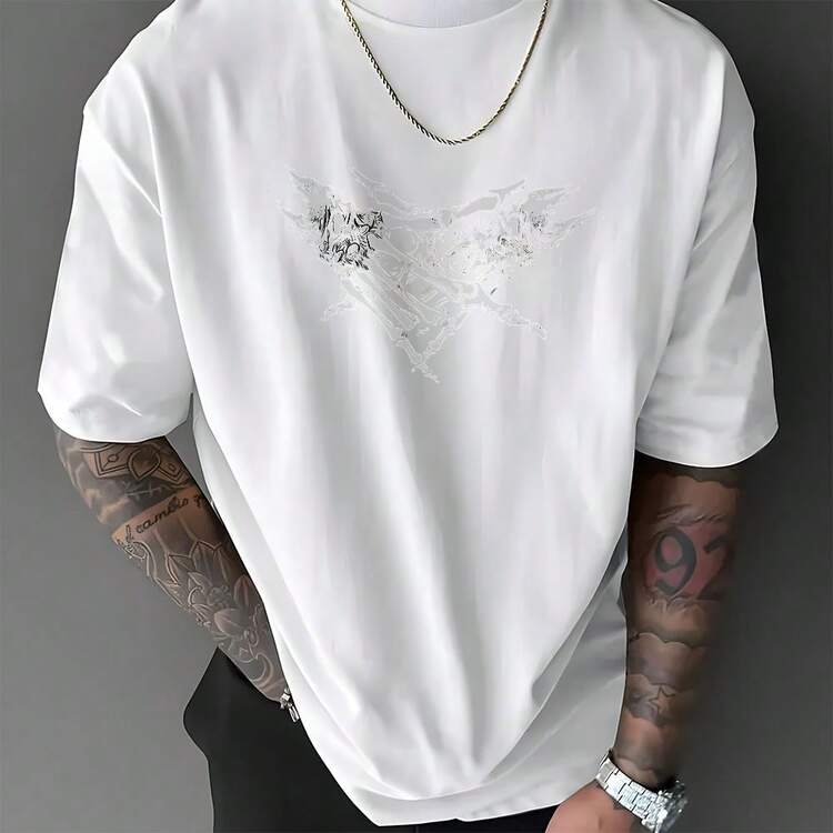 Men T-Shirts - trắng - Xem 6