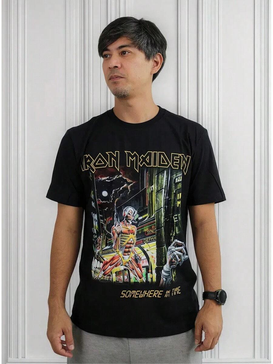 Camiseta Somewhere In Time Básica - Negro - Ver 1