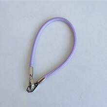 1pc Solid Color Phone Lanyard, Minimalist PU Wrist Strap Daily Gift Phone Charm - Multicolor - View 11