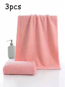 1/3pcs Coral Fleece Towels,Multiple Colors Available. Highly Absorbent, Lint-Free, And Oil-Resistant (Not Machine Washable). Suitable For Use In The Kitchen, Bathroom, And For General Household Cleaning. - Multicolor - View 14