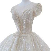 Starry Sky French Style Main Wedding Dress 2026 New Model, Elegant And Luxurious, Exquisitely Crafted With A Large Train, Palace-Style High-End Feel - Ivory White Trailer - View 5