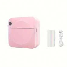 Mini Wireless Sticker Label Printer, Portable Thermal Pocket Printer, Suitable For Study, Inkless Receipt, Note, Image And Photo Printing, Can Be Used For Scrapbooks, Diaries, Self-Adhesive Labels. Smart Pocket Inkless Thermal Printer, Suitable For Diary/DIY - Pink - View 10