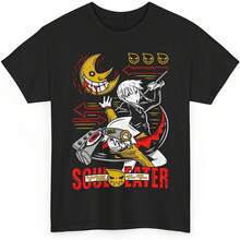 Trendig kortärmad skjorta, specialtryck, bekväm för avslappnade sommaroutfits för män, sommaroutfit för män, herr-t-shirt, sommarset för män, sommarblus för kvinnor, sommar, festivaloutfit för kvinnor. - Svart - Visa 1