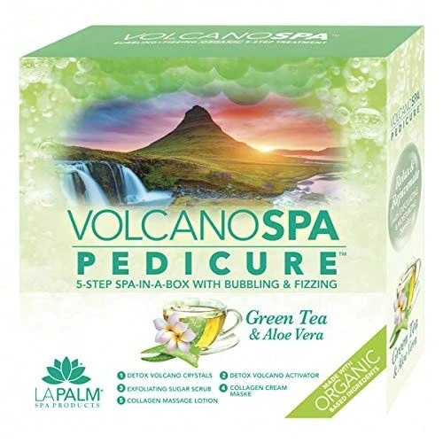La Palm Volcano Spa - Green Tea &Amp; Aloe Vera - White - View 1