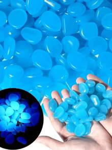 1000/500/200/100/50 viên đá phát sáng trong bóng tối, sỏi phát sáng phụ kiện sân vườn, trang trí tiểu cảnh bể cá, bộ sân vườn ngoài trời, đá lót bình, sỏi phát sáng sân vườn, khối đá trang trí sân và lối đi - A - Xem 11