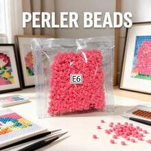 1000顆/包 Fusion Beads 拼圖補充珠 2.6mm 1000顆 3D拼圖珠組，DIY手工珠寶製作材料，高品質像素拼圖珠，適合創意手工藝 - E6 - 查看 4