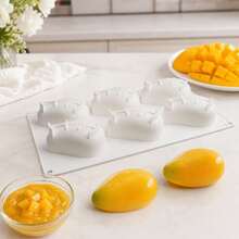1pc Silicone Mango/Raspberry/Strawberry Cake Mold, Reusable Baking Mold, Suitable For DIY Mousse, Chocolate, Chiffon, Cheese, Ice Cream, Jelly, Pudding, Easy Release, Perfect For Easter, Christmas, Valentine's Day, Graduation, Birthday Party - Multicolor - View 3