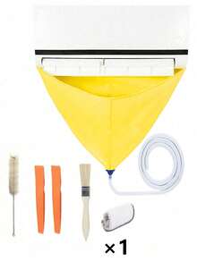 Multifunctional Air Conditioner Cleaning Kit, Includes AC Cleaning Bag And Drainage Pipe, No Power Required, Reusable, Waterproof And Leak-Proof Maintenance Cleaning Bag, Suitable For AC Cleaning, Home, Hotel, Studio Use Accessories - Multicolor 1 - View 13