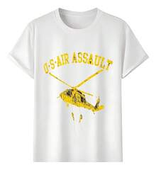 Playeras Helicóptero Asalto Aéreo - Blanco - Ver 1