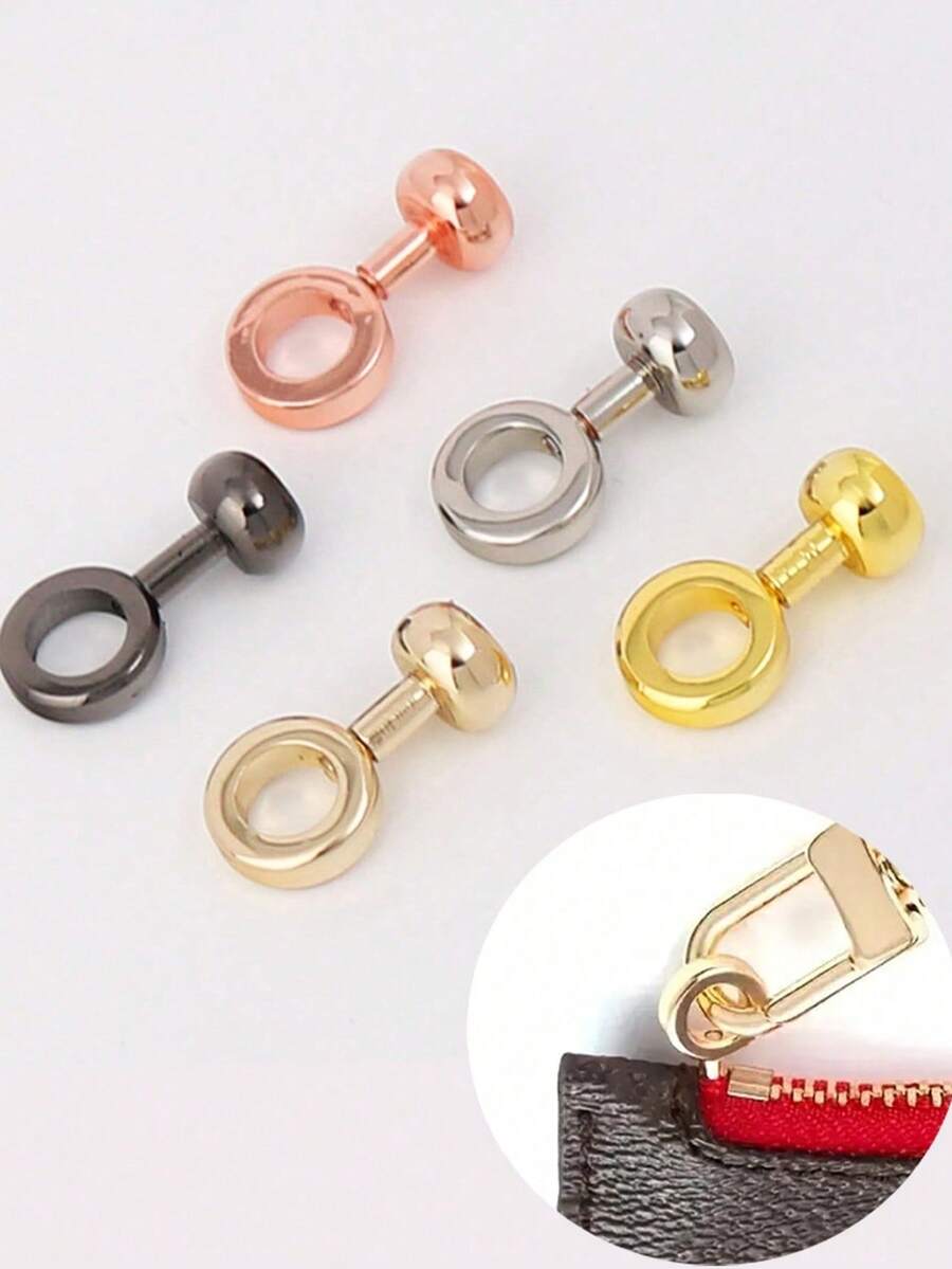 Hardware Accessories (Including Buckle Rings) - Zipper Buckle Rings, Chain Clip Connector Set Conversion Bag Accessories, Suitable For Crossbody Bag And Wallet Modification, DIY Handbag Accessories, Adjustable, Zinc Alloy, Punk Metal, Suitable For Suitcases, Handicrafts, Clothing, Bags, Shoes, Suitable For Craft Enthusiasts - Multicolor - View 1