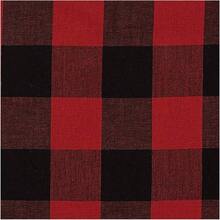 Buffalo Check - Servilletas para cena, juego de 4 linos - Rojo/black - Ver 2