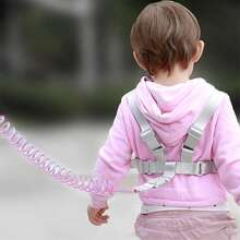 1pc Children Anti-Lost Wrist Strap & Harness 2-In-1 Anti-Loss Safety Tether For Kids Anti-Runaway Anti-Lost Rope - Multicolor - View 3