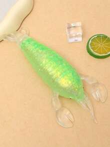1pcs Malt Candy Lobster Shaped Squishy Toy, Slow Rebound Soft Handheld Squeeze Gadget, Desktop Decoration Design For Home Office, Comfortable Tactile Experience, High Elastic Durable Material, Ideal For Festival Gifting - Multicolor - View 3