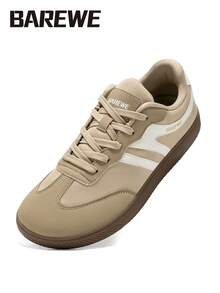 BAREWE Wide Toe Box Wide Last Shoes, Breathable Mesh Upper, Lightweight, Unisex, Suitable For Running, Walking, Fitness Training - Apricot - View 2