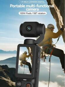Pocket-Sized Portable 2.5k Ultra HD Action Camera With Micro SD Memory - View 2