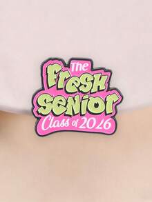 "The Fresh Senior Class Of 2026" Graduation Enamel Pin, Perfect Gift For Seniors, Durable And Stylish Accessory, Ideal For Graduation Parties - Multicolor - View 2