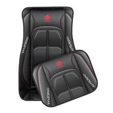 2D Flat 4 Y-Shaped Design Car Floor Mat Set-Universal Fit, Washable Polyester Fiber-Suitable For Sedans And Suvs-Universal Fit For Basic Models, All-Season Protection And Comfort - Floor Mats - View 8