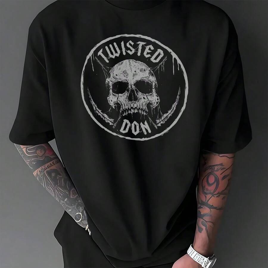 T-Shirts Hommes - Noir - Voir 1