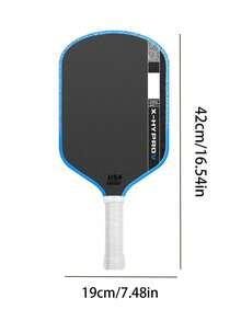 JOOLA Pro V Enhanced Table Tennis Racket - 16mm - Agassi Graf Perseus Original Color Carbon Fiber Textured Surface - Reinforced Frame And Power Core, , Excellent Ball Control, Lightweight Design - Agassi - View 8