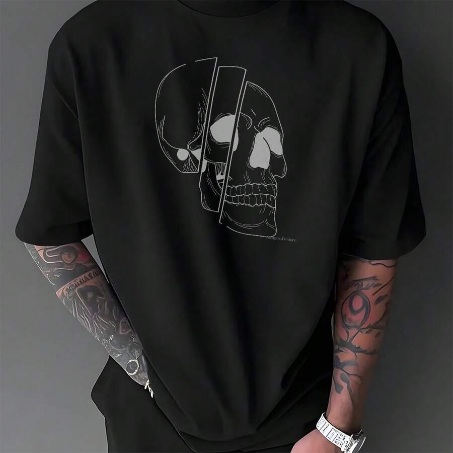 Camisetas de hombre - Negro - Ver 1