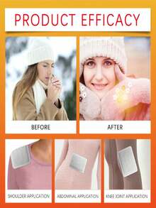 10/20/30pcs Self-Heating Warm Patches, Steam Heating Pads, Winter Heating Pads (Suitable For Women). Warm Patches Used To Warm The Body. Continuous Warmth Provided. Convenient And Easy To Use. Heating Material. Suitable For Multiple Body Parts - A - View 8