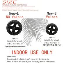 2/4pcs Stroller Wheel Covers, Indoor Use Only, Durable, Dustproof & Easy Clean, Easy To Clean, Easy Roll Design & Umbrella Strollers, Baby Shower. - Multicolor - View 11