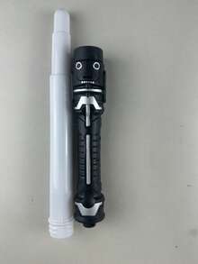 1支/2支随机颜色伸缩剑，圣诞装饰品，二合一闪光荧光棒减压玩具（不含电池），部分零件颜色随机，圣诞装饰游戏 - 彩色 - 查看 10