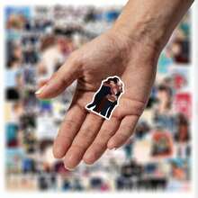 52pcs 1D Band Stickers Singer DIY Laptop Refrigerator Luggage Phone Case Water Cup Decoration Stickers - Multicolor - View 4